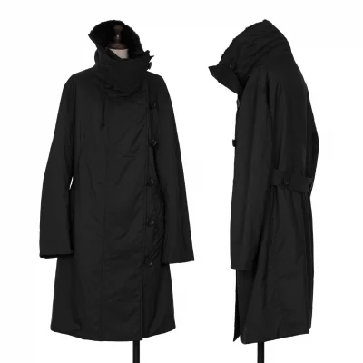 ISSEY MIYAKE Back Belt Fur Padded Coat