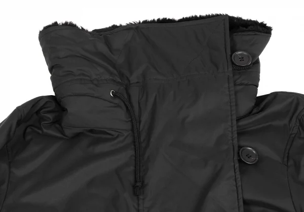 ISSEY MIYAKE Back Belt Fur Padded Coat K-135217_004