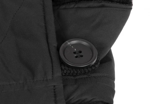 ISSEY MIYAKE Back Belt Fur Padded Coat K-135217_005