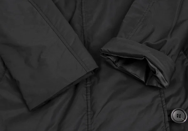 ISSEY MIYAKE Back Belt Fur Padded Coat K-135217_010