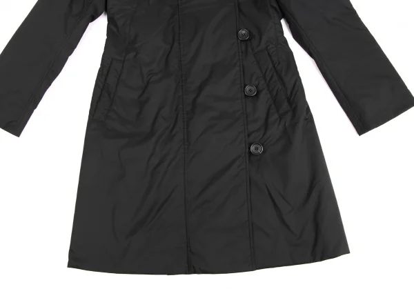 ISSEY MIYAKE Back Belt Fur Padded Coat K-135217_011