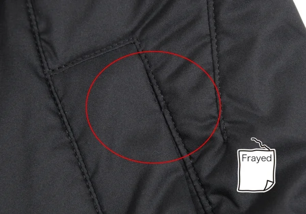 ISSEY MIYAKE Back Belt Fur Padded Coat K-135217_013