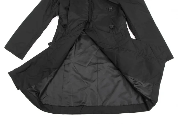 ISSEY MIYAKE Back Belt Fur Padded Coat K-135217_014