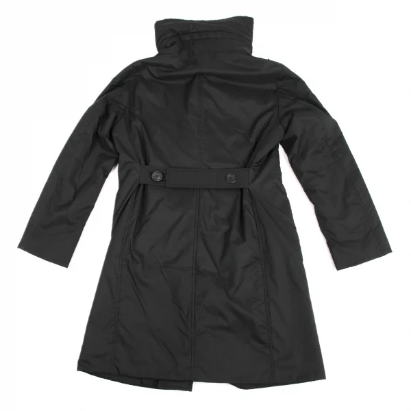 ISSEY MIYAKE Back Belt Fur Padded Coat K-135217_016