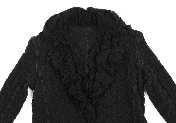 ISSEY MIYAKE me Cotton Ruffled Cauliflower Jacket K-135219_003