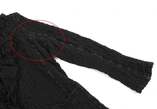 ISSEY MIYAKE me Cotton Ruffled Cauliflower Jacket K-135219_008