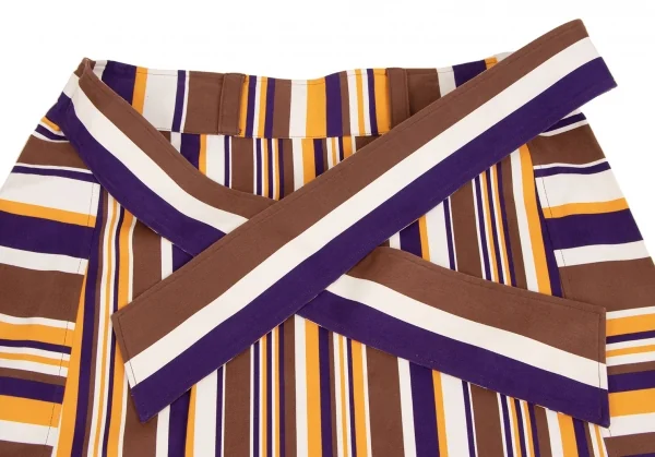 ISSEY MIYAKE A-POC Striped Belted Skirt K-135224_007