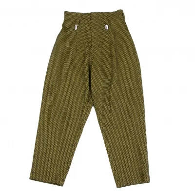 Yohji Yamamoto FEMME Checker Jacquard Pants