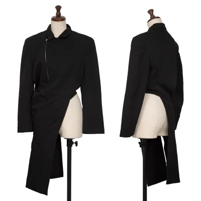 COMME des GARCONS Wool Gabardine Asymmetry Jacket