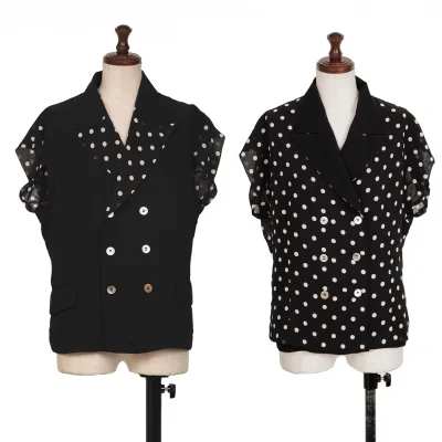 COMME des GARCONS Reversible Dot Printed Vest