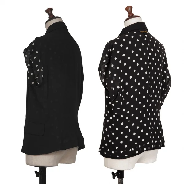 COMME des GARCONS Reversible Dot Printed Vest K-135260_002