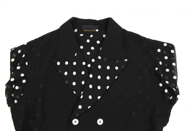 COMME des GARCONS Reversible Dot Printed Vest K-135260_004