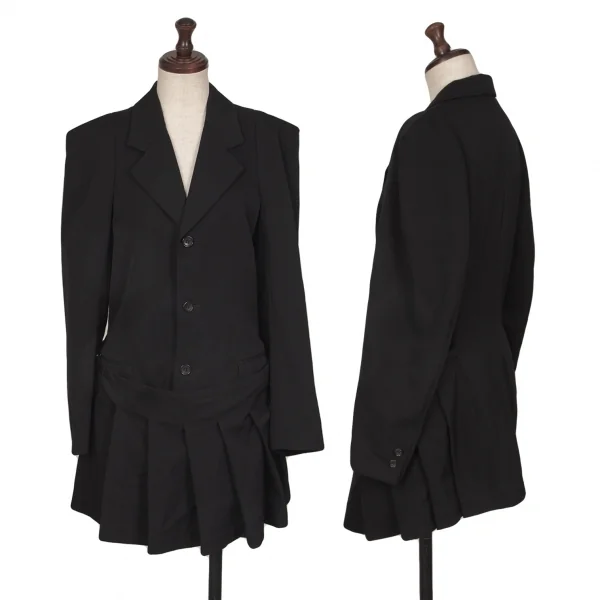 COMME des GARCONS Pleats Skirt Swiching Jacket Black S K-135264_001