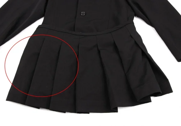 COMME des GARCONS Pleats Skirt Swiching Jacket K-135264_010