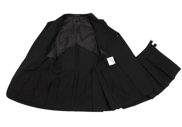 COMME des GARCONS Pleats Skirt Swiching Jacket K-135264_016