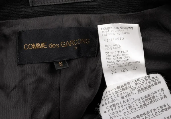 COMME des GARCONS Pleats Skirt Swiching Jacket K-135264_019