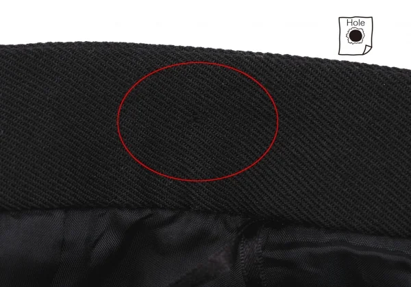 COMME des GARCONS Wool Gabardine Side Slit Skirt K-135269_010