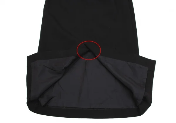 COMME des GARCONS Wool Gabardine Side Slit Skirt K-135269_011