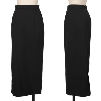 COMME des GARCONS Wool Gabardine Side Slit Skirt