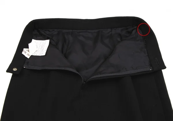COMME des GARCONS Wool Gabardine Side Slit Skirt K-135269_009