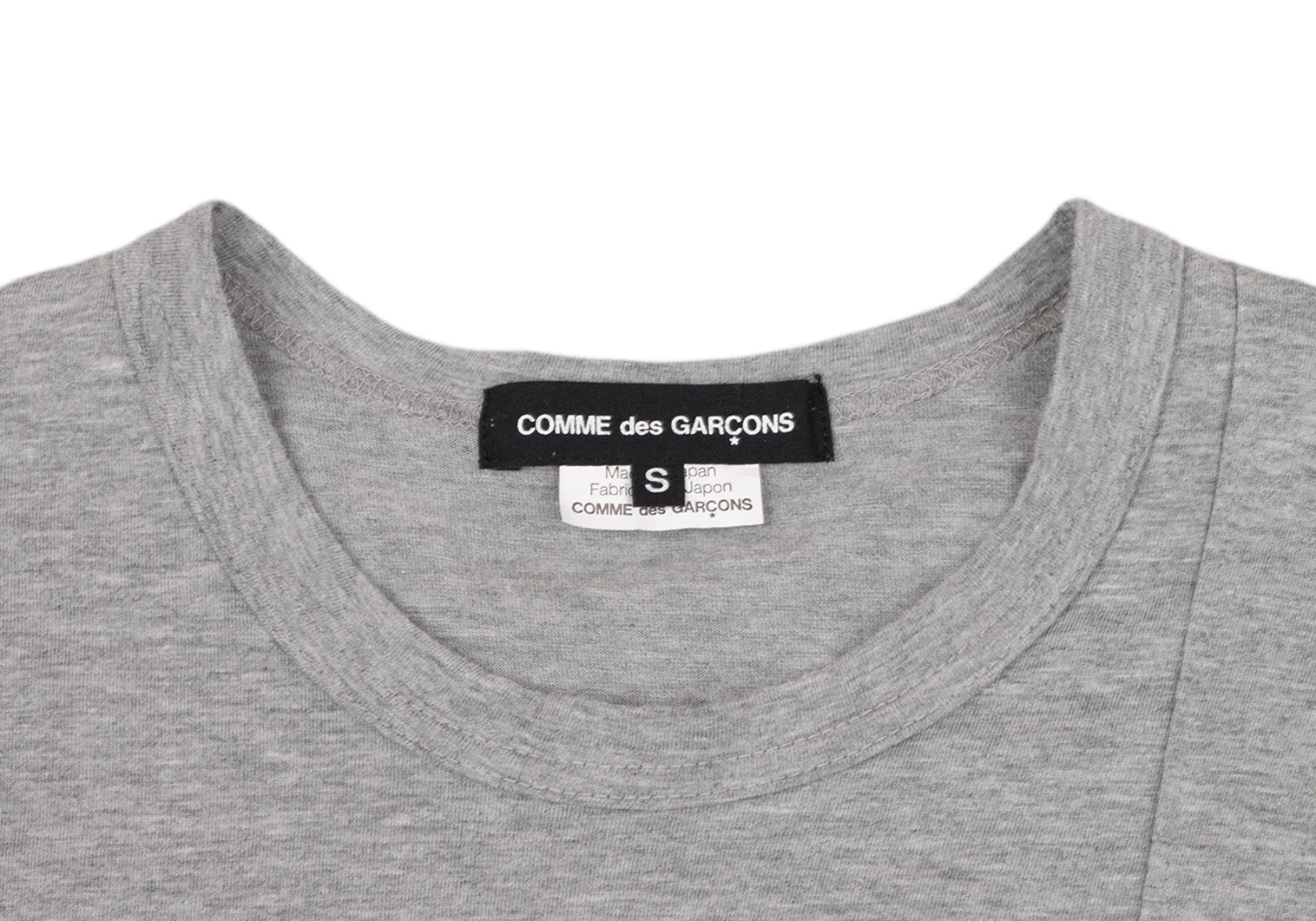 COMME des GARCONS Message Printed T Shirt Grey S (K-135278)