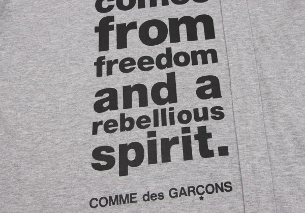 COMME des GARCONS Message Printed T Shirt K-135278_007