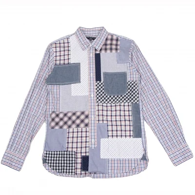 COMME des GARCONS HOMME Patchwork Long Sleeve Shirt