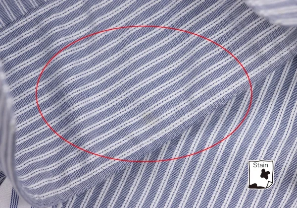 COMME des GARCONS HOMME PLUS Frill Pasted Stripe Shirt K-135282_011