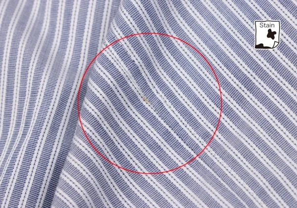 COMME des GARCONS HOMME PLUS Frill Pasted Stripe Shirt K-135282_017