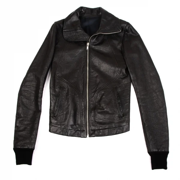 Rick Owens ラムレザージャケット ブラック 46レディース