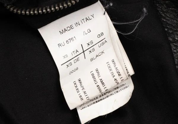 RICK OWENS Leather Switching Jacket K-135289_015