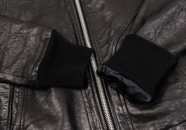 RICK OWENS Leather Switching Jacket K-135289_007