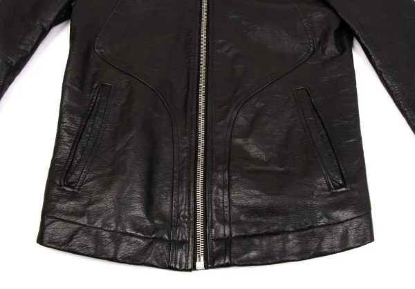 RICK OWENS Leather Switching Jacket K-135289_008