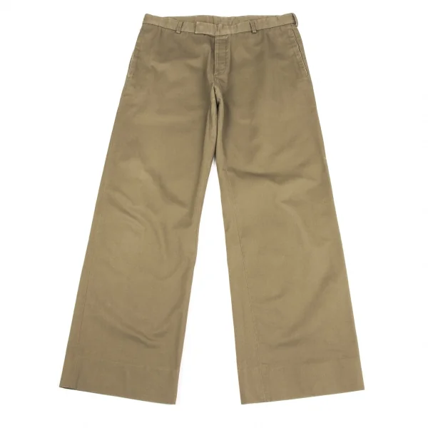Dior homme Cotton Straight Pants Beige 48 K-135290_001