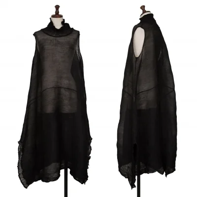 ISSEY MIYAKE me Pleated Sleeveless Turtle Neck Tunic