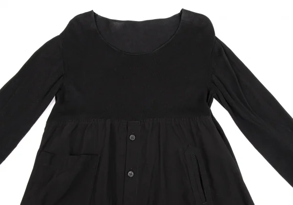 pour deux Shirt Switching Knit Tops K-135308_003
