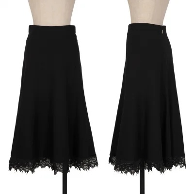 EPOCA Lace Switching Stretch Flare Skirt