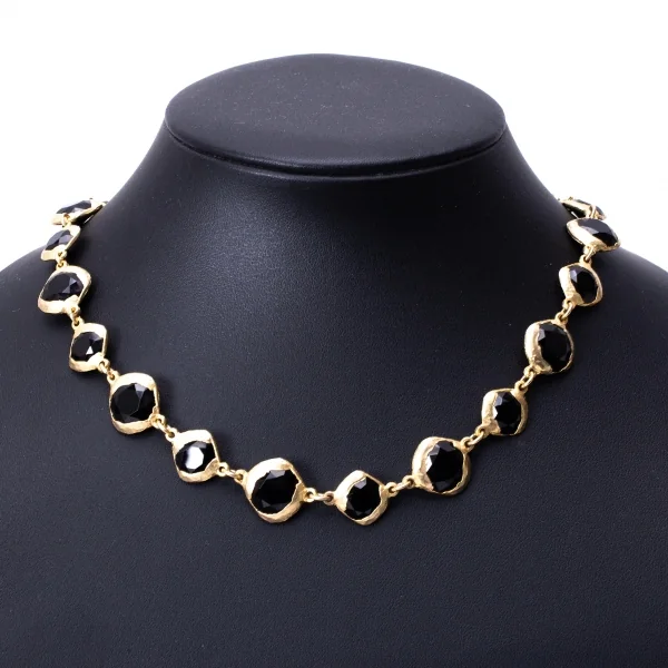 EPOCA Stone Necklace Gold,Black  K-135358_001