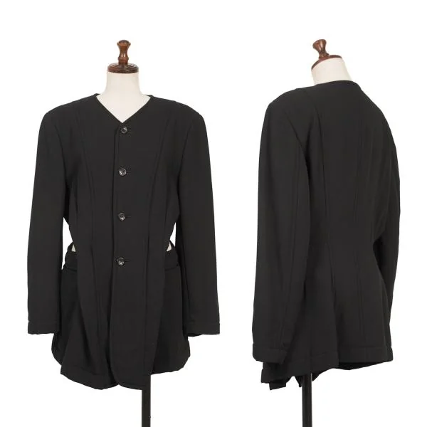 COMME des GARCONS Side Cutting Padded Jacket Black S-M K-135361_001