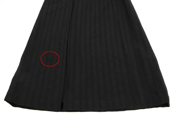 COMME des GARCONS Stripe Jacquard Button Pleated Skirt K-135365_005