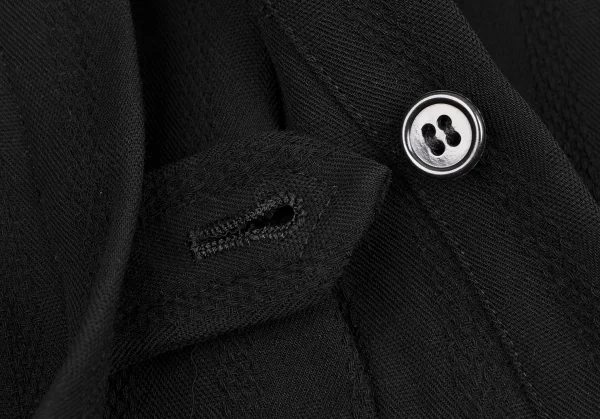 COMME des GARCONS Stripe Jacquard Button Pleated Skirt K-135365_010