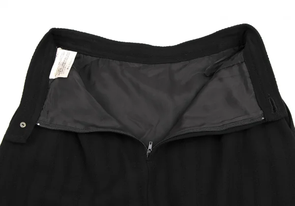 COMME des GARCONS Stripe Jacquard Button Pleated Skirt K-135365_017