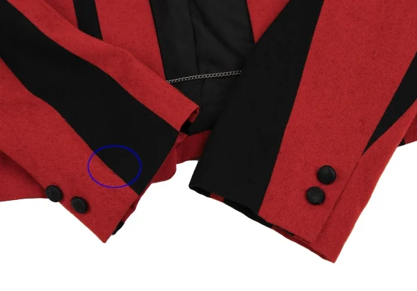 COMME des GARCONS Bicolor Striped Short Jacket K-135369_005