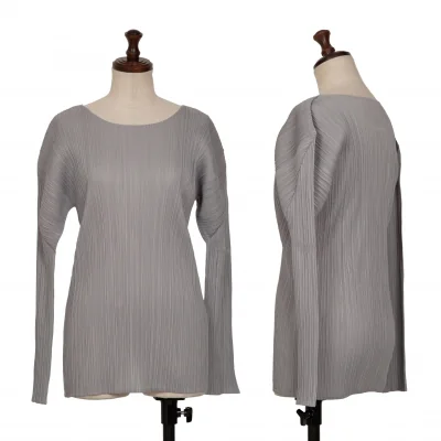 ISSEY MIYAKE Pleated Sleeve Switching T Shirt