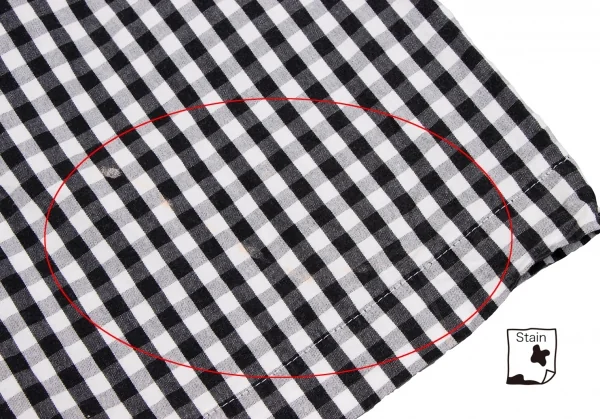 ジュンヤワタナベ コムデギャルソンJUNYA WATANABE COMME des GARCONS ギンガムチェックフレアパンツ 黒白S K-135377_012