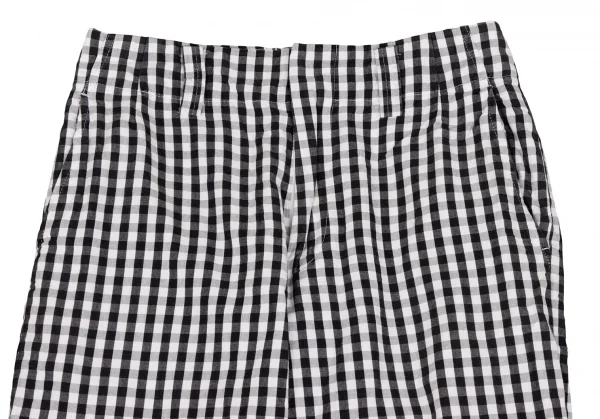 ジュンヤワタナベ コムデギャルソンJUNYA WATANABE COMME des GARCONS ギンガムチェックフレアパンツ 黒白S K-135377_002