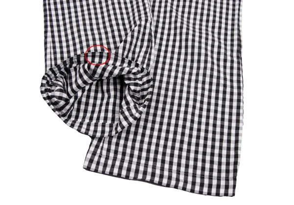 ジュンヤワタナベ コムデギャルソンJUNYA WATANABE COMME des GARCONS ギンガムチェックフレアパンツ 黒白S K-135377_009