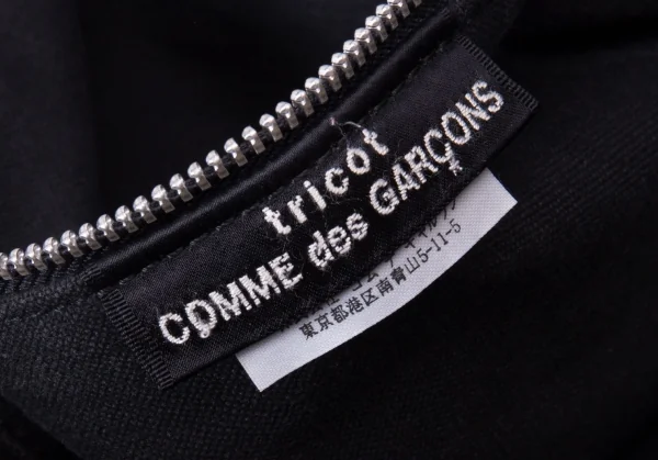 トリココムデギャルソンtricot COMME des GARCONS カウレザーサークルメタル装飾ハンドバッグ グレー K-135380_013