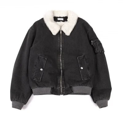Gosha Rubchinskiy Boa Denim Bomber Jacket