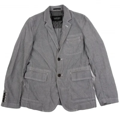 COMME des GARCONS HOMME White Stitch Nep Jacket